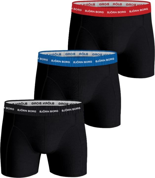 Schwarz/blau/rot