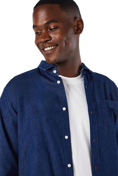 Actual product image Universal Textiles Mens Denim Long-Sleeved Shirt (M)