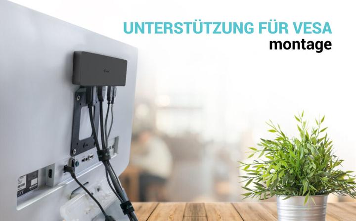 Image du produit i-tec USB-C Triple 4K Display Docking Station (USB-C, 9 Ports)