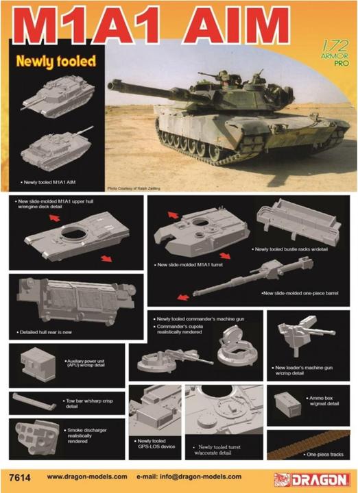 Produktbild 1:72 M1A1 Abrams AIM