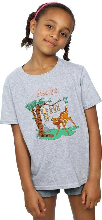 Actual product image Disney Girls Bambi Tilted Up Cotton T-Shirt (152, 158)