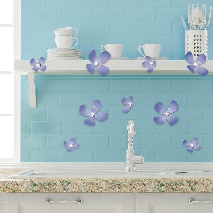 Produktbild Walplus Flowers (85.5 x 85.5 cm)