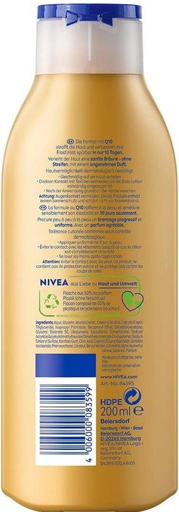 Actual product image NIVEA Q10 Firming Body Lotion + Bronze (Body lotion, 200 ml)