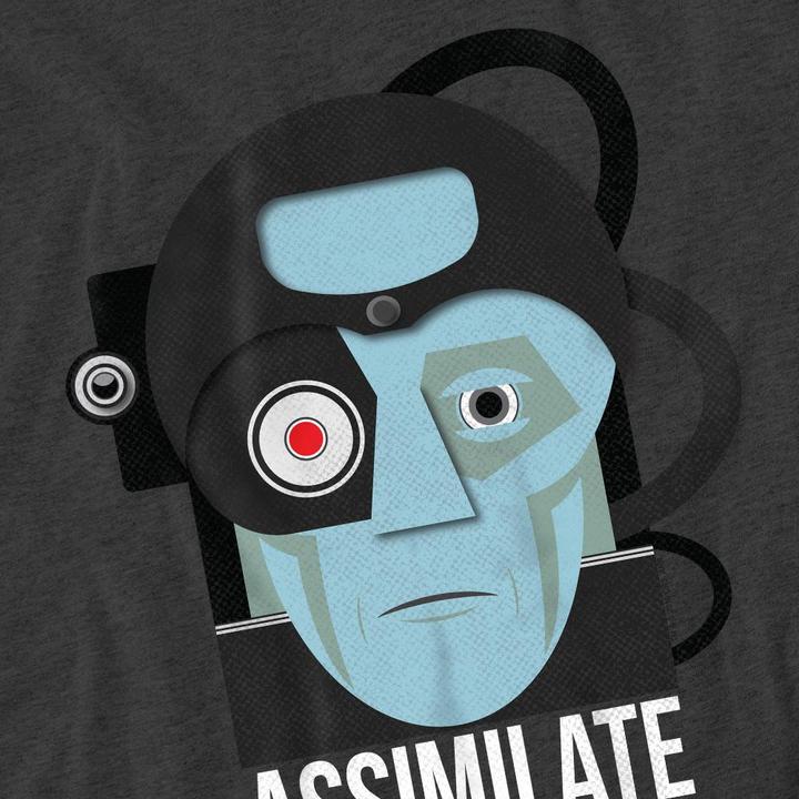 Immagine prodotto Assimilate or Die Maglietta Adulto Unisex (XL)
