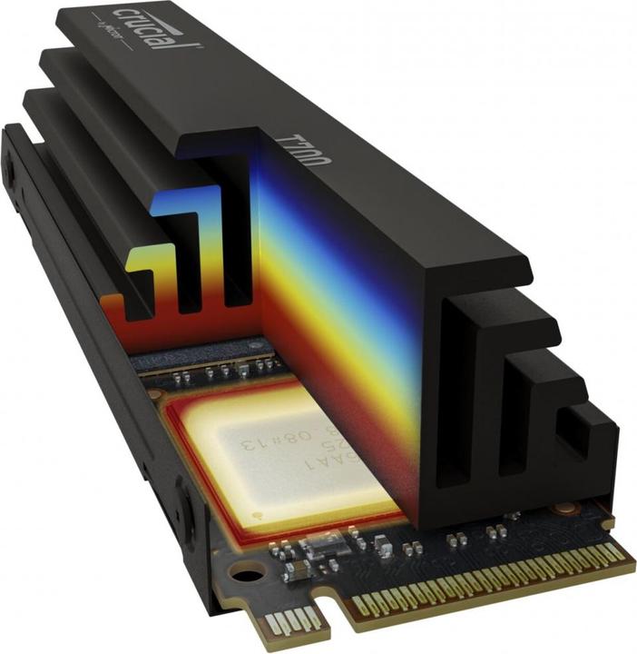 Produktbild Crucial T700 mit Kühlkörper (4000 GB, M.2 2280)