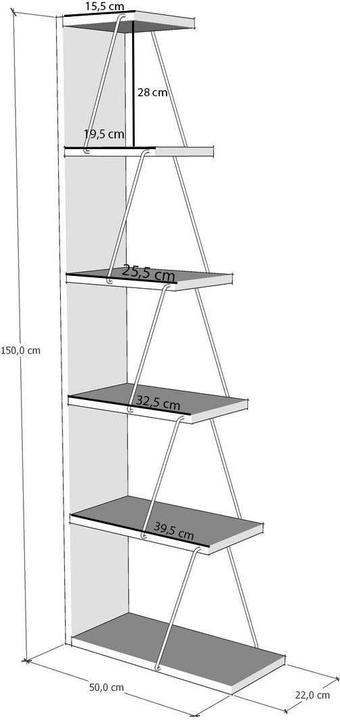 Actual product image Skye Decor Gerrit (50 x 150 x 22 cm)