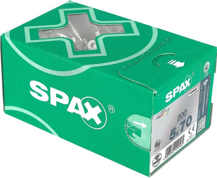 Image du produit Spax Vis 5X70 (200 Vis par pièce)