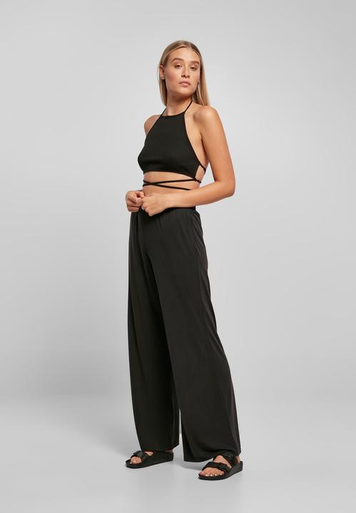 Actual product image Urban Classics Ladies Rib Trapeze Cropped Top - 16948 (3XL)
