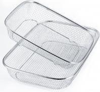 Quttin Rechteckiges Abtropfgestell aus Stahl, 37 x 27 x 7