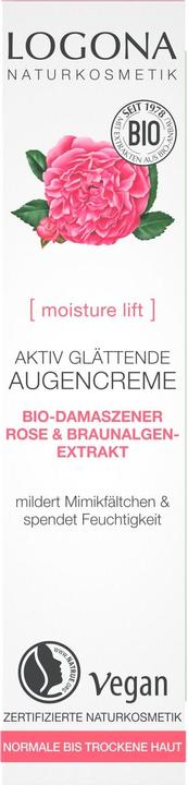 Produktbild Logona Augencrème aktiv glättend (Crème, 15 ml, Tag + Nacht)