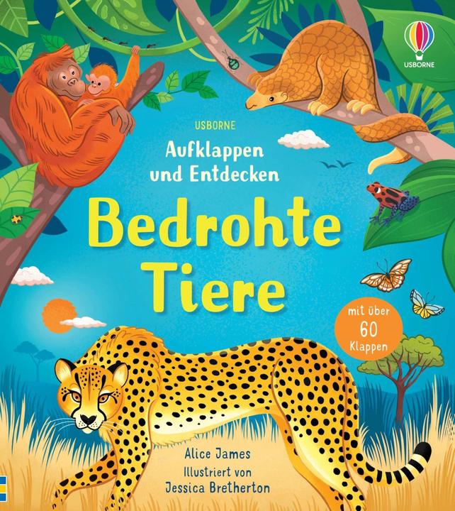 Immagine prodotto Aufklappen und Entdecken: Bedrohte Tiere (Tedesco, Alice, Giacomo, 2024)
