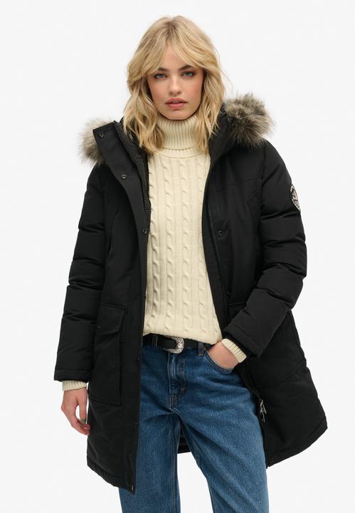 Image du produit Superdry EVEREST FAUX FUR PARKA JACKET Dames Jas - Maat M (12)