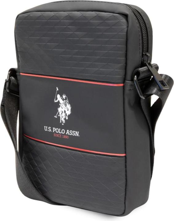 Produktbild U.S. Polo Tasche 8" Middle Stripe, Schwarz