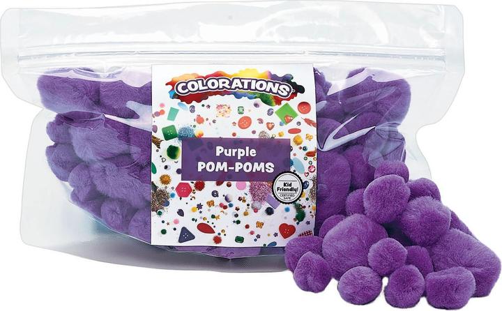 Produktbild Colorations Färbungen – Pom Poms Lila, 100 Stück.