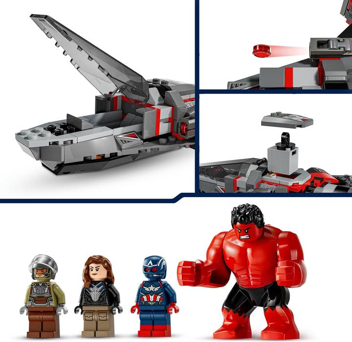 Image du produit LEGO Showdown zwischen Captain America und Red Hulk (76292, LEGO Marvel)