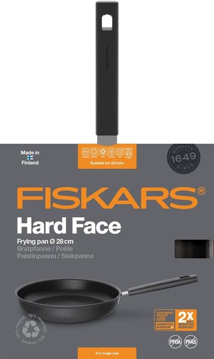 Produktbild Fiskars Hard Face Fryer 1052224, 28 cm (28 cm, Bratpfanne, Aluminium)