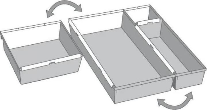 Immagine prodotto keeeper Divisori a cassetto (15 x 15 x 5 cm)