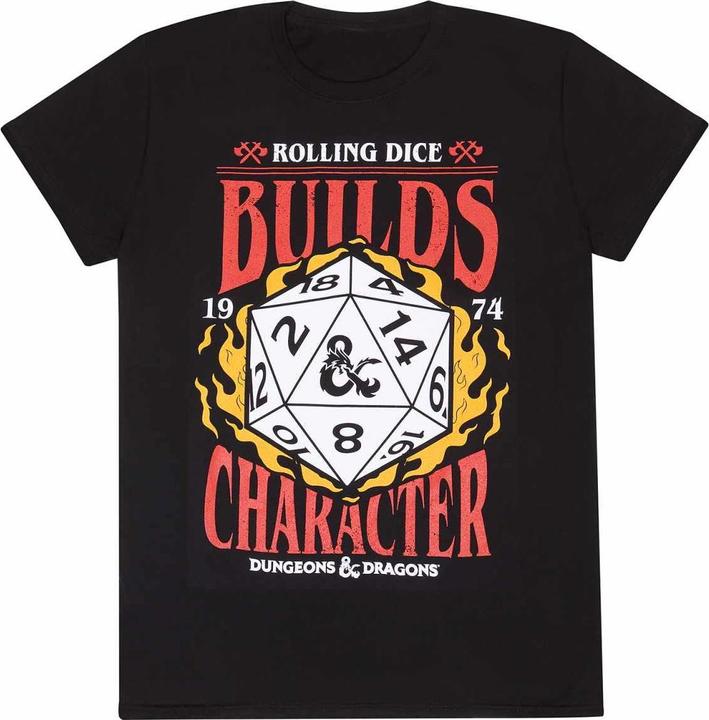 Dungeons & Dragons Builds Character TShirt (S)