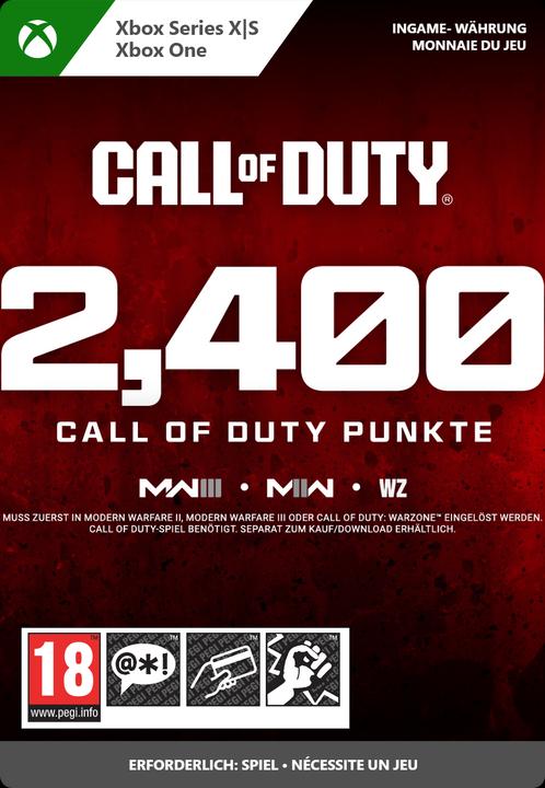 Produktbild Microsoft Xbox Call of Duty Points- 2,400 Download Code