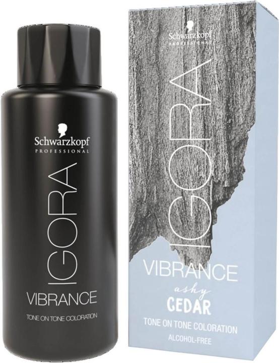 Actual product image Schwarzkopf Professional Igora Vibrance - 7-21 Medium Blonde Ash Cendré (Blond, Grey)