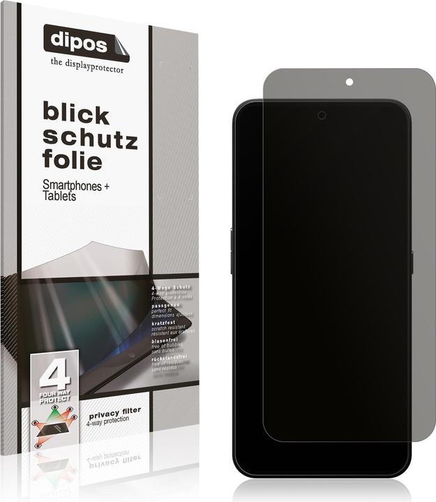 Actual product image Dipos Privacy Screen Protector 4-Way Privacy-Filter (1 Piece, Nothing CMF Phone 1)