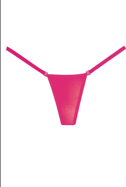 Allure Wetlook Panty - Hot Pink (One Size)