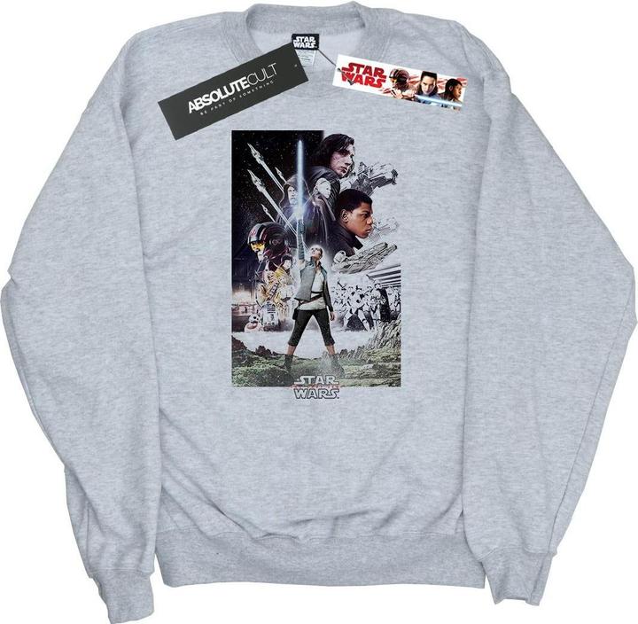 Star Wars The Last Jedi Character Poster Sweatshirt