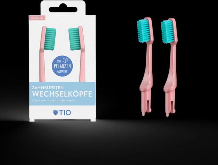 Produktbild TIO Wechselköpfe 2er Pack Soft Koralle (Weich, 2 x)