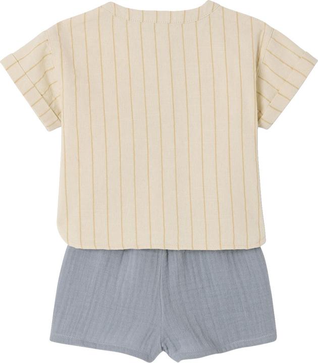 Produktbild Vertbaudet Baby-Set: Hemd in Leinenoptik & Shorts (74)