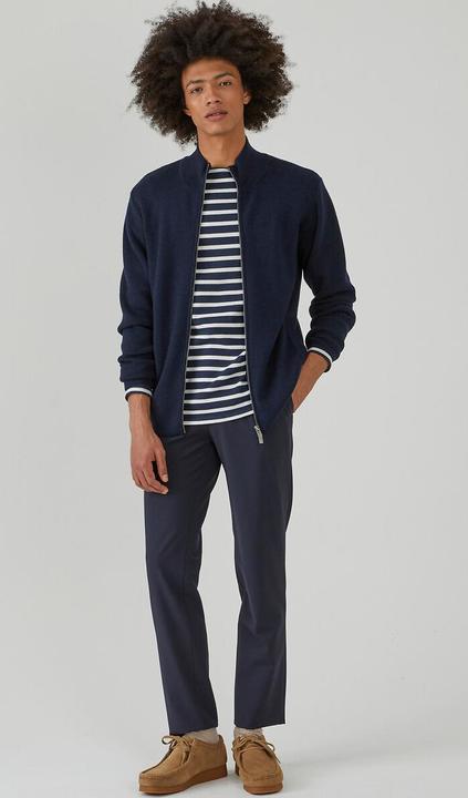 Image du produit La Redoute Collections Cardigan zippé Signature en laine mérinos (XXL)