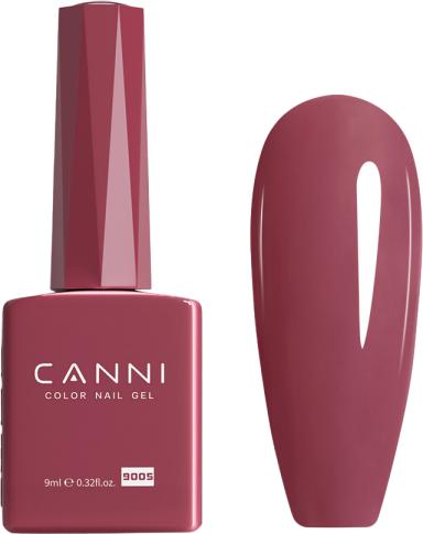 Actual product image Canni Gel lacquer 9005 UV/LED (Red-violet, UV gel varnish)