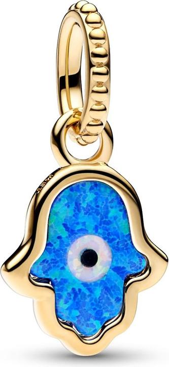 Produktbild Pandora Schillernde Blaue Hand der Fatima Charm (Metall gelbvergoldet)