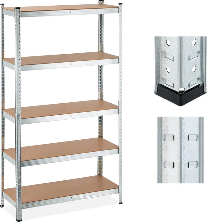 Actual product image Relaxdays Heavy duty shelf
