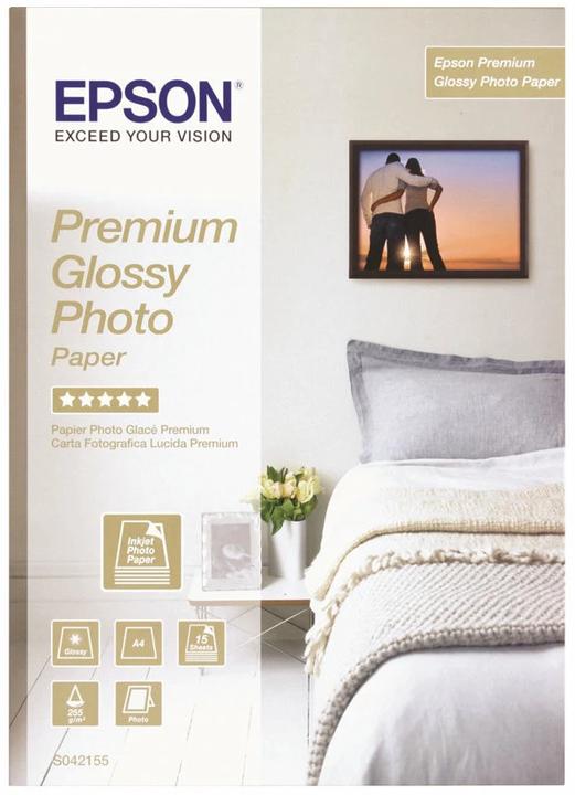 Actual product image Epson Premium glossy photo paper (255 g/m², 10 x 15 cm, 40 x)