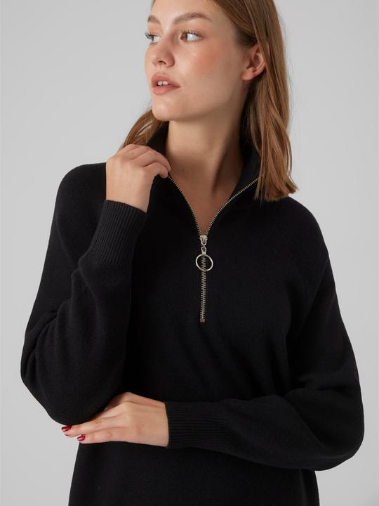 Immagine prodotto Vero Moda VMGOLDNEEDLE LS Abito in maglia REP con cerniera a zip (XS)