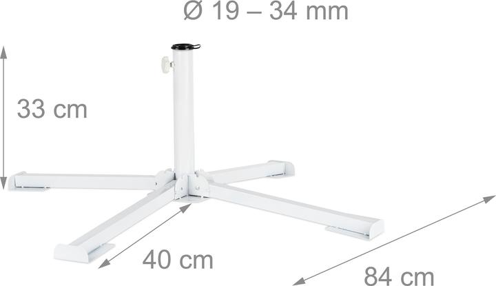 Produktbild Relaxdays Plattenständer Sonnenschirm