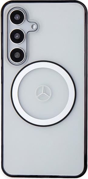 Actual product image Mercedes MEHMS23HUOKC S921 transparent hardcase Printed logo MagSafe (Samsung Galaxy S24)