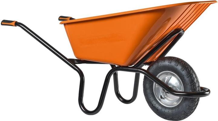 Produktbild Haemmerlin Schubkarre Crusader mit Luftrad Kunststoffmulde 120 Liter