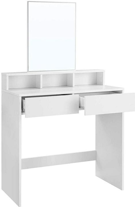 Produktbild Vasagle Schminktisch 80 x 40 x 140 cm, Weiss (80 x 40 x 140 cm)
