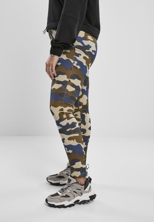 Actual product image Urban Classics Ladies High Waist Camo Tech Leggings (S)