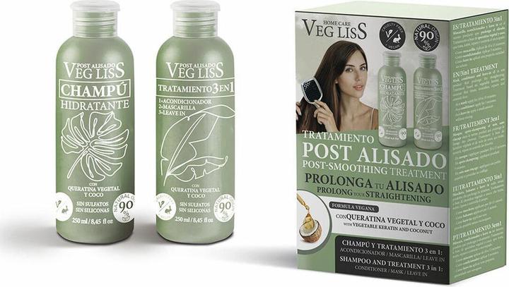 Produktbild SanDisk VEG LISS post alisado vegano champÃº y tratamiento 3 en 1 2 u (Flüssiges Shampoo)