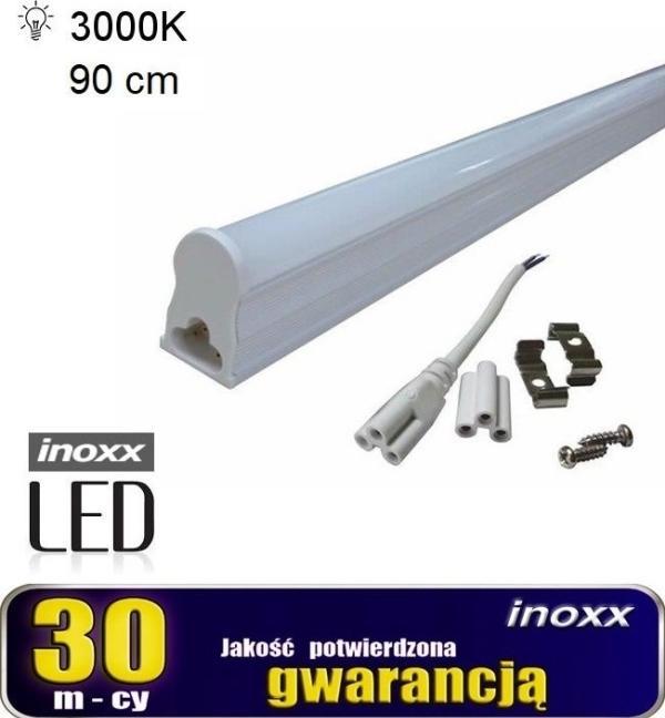 Produktbild Nvox LED lineare Leuchtstofflampe T5 90 cm 14 W warm 3000 K Aufbauleuchte integrierte Su-Leuchte