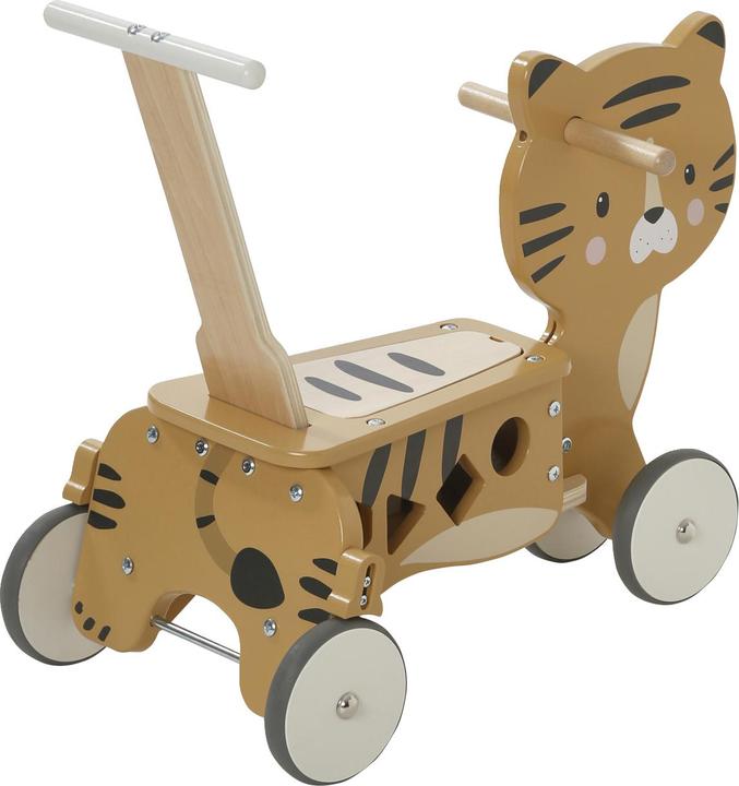 Actual product image Vertbaudet Baby 2-in-1 slide/learner trolley, wood FSC