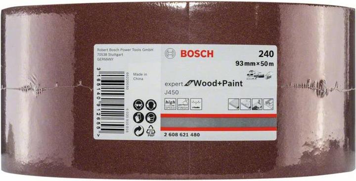 Actual product image Bosch Professional Zubehör Sanding roller J450 Expert for Wood and Paint. 93 mmx 50 m. 240 (240)