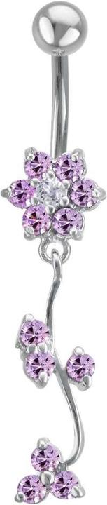 Produktbild Bijouteria Bauchpiercing (Edelstahl, Silber 925, Zirkonia)