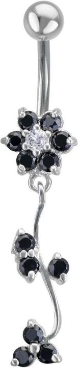 Produktbild Bijouteria Bauchpiercing (Edelstahl, Silber 925, Zirkonia)