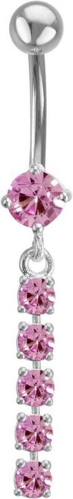 Produktbild Bijouteria Bauchpiercing (Edelstahl, Silber 925, Zirkonia)