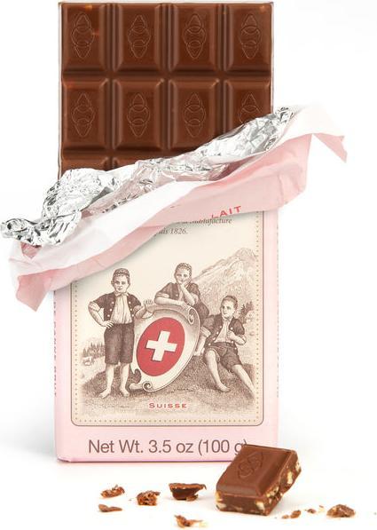 Image du produit Favarger Chocolat au lait avec noisettes (100 g)