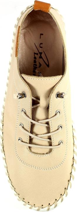 Actual product image Lunar Womens/Ladies St Ives Leather Plimsolls (39)