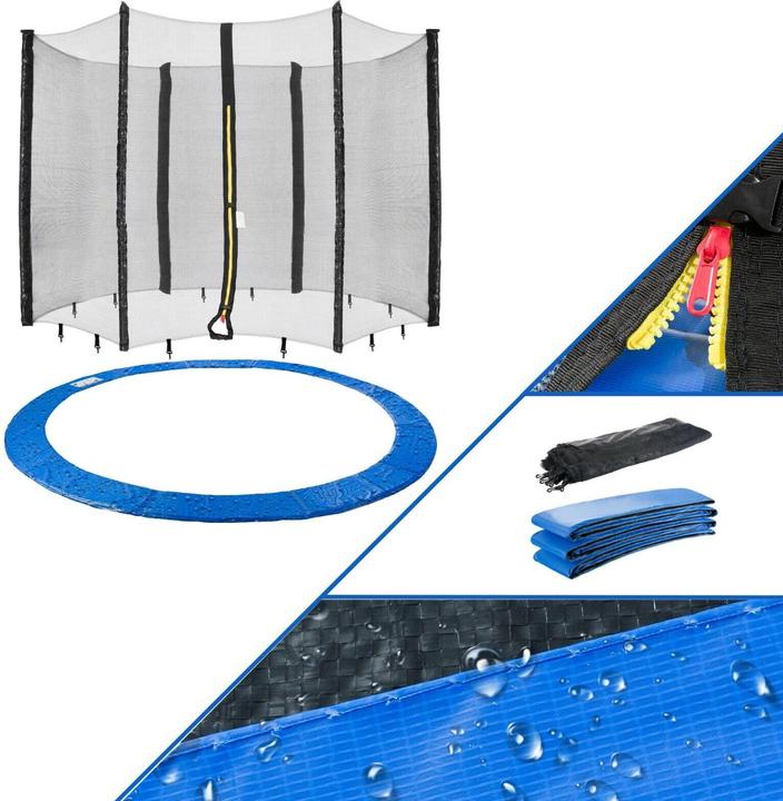 Arebos Copertura del bordo del trampolino e rete di sicurezza